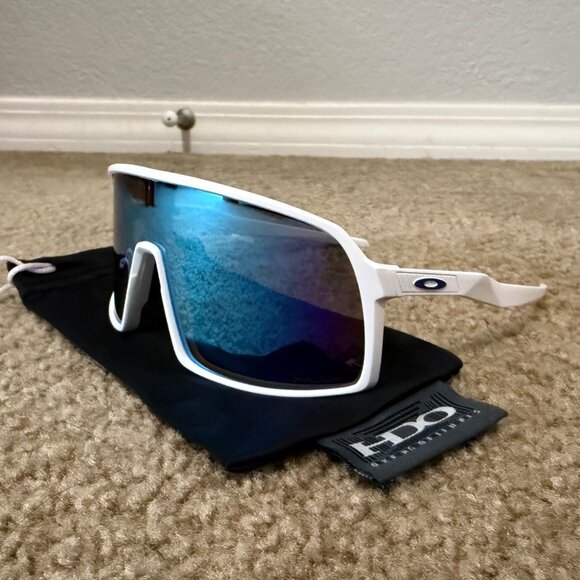 Oakley Other - ( OO9406 ) Oakley Sutro PRIZM POLARIZED White Matte Frame Blue Icons